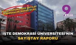 Sayıştay'dan Demokrasi Üniversitesi'ne usulsüzlük raporu: Milyonluk demirbaşlar buharlaştı, ihale kanunu hiçe sayıldı
