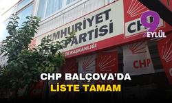 CHP Balçova'da liste tamam