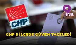 CHP, 5 ilçede güven tazeledi