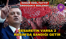 Özgür Özel, Erdoğan'a seslendi: Cesaretin varsa 2 Kasım'da sandığı getir