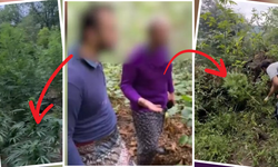 Kadın kılığındaki baba oğula suçüstü!