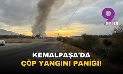 İzmir Kemalpaşa'da çöp yangını paniği: zehirli duman tüm ilçeyi sardı, ekipler seferber oldu