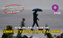 İzmir’de yağışlı hava alarmı: Meteoroloji’den ilçe ilçe uyarı