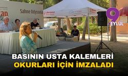 Basının usta kalemleri okurları için imzaladı
