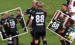 Caner Erkin yine rahat duramadı: Arkadaşını tokatladı, atıldı