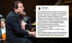 Fazıl Say isyan etti: Hepsi İsrail yanlısı utanıyorum