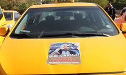 Taksiciler Rojin için adalet istedi: “Bu utanç hepimizin”