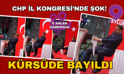 CHP'de şok! Başkan adayı kürsüde bayıldı (Video)