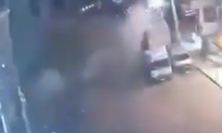 Felaket anı saniye saniye kameralarda (Video)