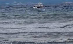 Çanakkale açıklarında tekne battı