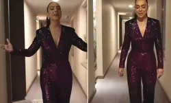 Ebru Gündeş’in sahne öncesi provası olay oldu