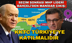 KKTC'deki seçimler sonrası MHP lideri Devlet Bahçeli'den sert çıkış! "KKTC, Türkiye'ye katılmalıdır"