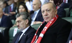Erdoğan'ın izlediği milli maçta Öcalan'a küfürlü tezhürat