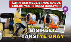 İzmir'de bisiklet taksi dönemi başlıyor Büyükşehir meclisinde kabul edildi