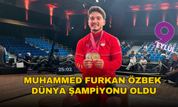 Milli Halterci Özbek rekor kırarak dünya şampiyonu oldu