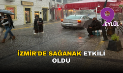 İzmir’de sağanak etkili oldu: Foça’da sokaklar göle döndü