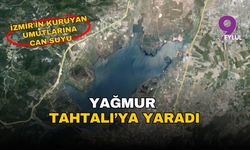İzmir'in kuruyan umutlarına can suyu: Şiddetli yağmur Tahtalı Havzası'nı vurdu