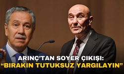 Arınç’tan Soyer çıkışı: Bırakın tutuksuz yargılayın