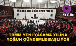 TBMM yeni yasama yılına yoğun gündemle başlıyor