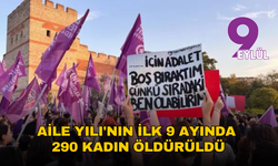 Aile Yılı'nın ilk 9 ayında 290 kadın öldürüldü