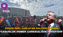 Özgür Özel Çağlayan Adliyesi önünden seslendi: “Casusluk demek çaresizliğin itirafıdır”