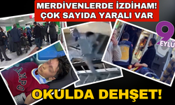 Okul merdivenlerinde izdiham: 21 öğrenci yaralandı