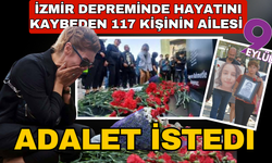 İzmir depreminde hayatını kaybeden 117 kişi anıldı, aileler adalet istedi