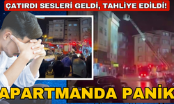 Apartmanda panik! Çatırdı sesleri geldi, tahliyeler başladı!