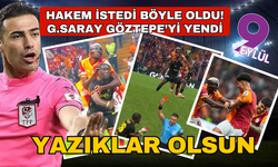 Göztepe öne geçtiği maçta hakeme ve Galatasaray'a diş geçiremedi