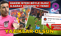 Göztepe öne geçtiği maçta hakeme ve Galatasaray'a diş geçiremedi