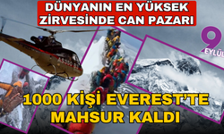 Dünya bu görüntüleri konuşuyor: Bin kişi mahsur kaldı