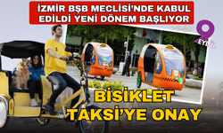 İzmir'de bisiklet taksi dönemi başlıyor Büyükşehir meclisinde kabul edildi