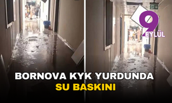 Bornova KYK yurdunda su baskını: Öğrenciler odalarını kendi imkanlarıyla temizledi