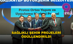 Sağlıklı şehir projeleri ödüllendirildi