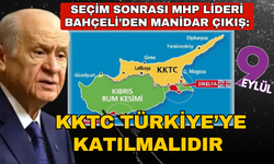 KKTC'deki seçimler sonrası MHP lideri Devlet Bahçeli'den sert çıkış! "KKTC, Türkiye'ye katılmalıdır"