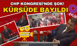 CHP'de şok! Başkan adayı kürsüde bayıldı (Video)