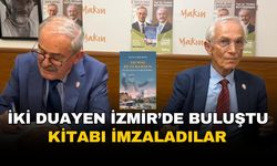 İki duayen İzmir'de buluştu: Kitabı imzaladılar