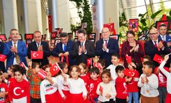 Cumhuriyet coşkusu minik ellerle renklendi