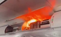 Yolcu uçağı, lityum bataryanın alev alması sonucu Şanghay'a acil iniş yaptı