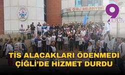 TİS alacakları ödenmedi, Çiğli’de hizmet durdu