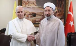 Diyanet İşleri Başkanı Arpaguş, Papa 14. Leo ile görüştü