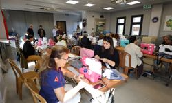 Efes Selçuk’ta kadınlar dikiş atölyesinde buluştu