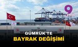 Ege Gümrükleri'nde bayrak değişimi