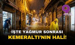İzmir Kemeraltı yağmura teslim