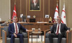 Özel, KKTC Cumhurbaşkanı Erhürman'ı ziyaret etti