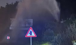 Bodrum’da ana isale hattı patladı