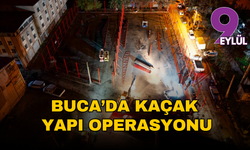 Buca'da kaçak yapıya gece operasyonu: Yıkım gerçekleştirildi