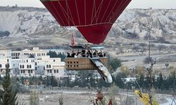 Sıcak hava balonları, Atatürk posterleri ile havalandı