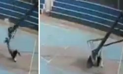 Ölüme smaç! Basketbol oynarken feci şekilde can verdi! O anlar kamerada