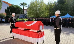 Manisa’da şehit polis memuru Ali Barut için tören düzenlendi